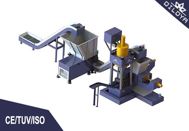 BPPSS Metal Chips Shredding And Briquetting Press