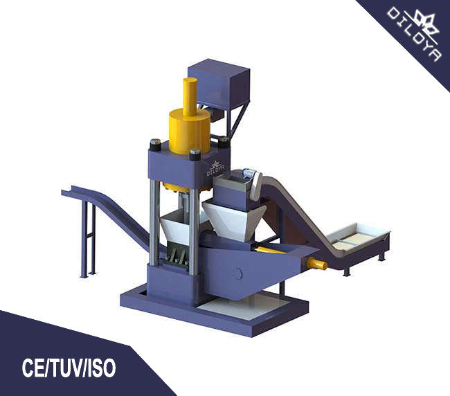 Automatic Vertical briquetting press for Copper drillings