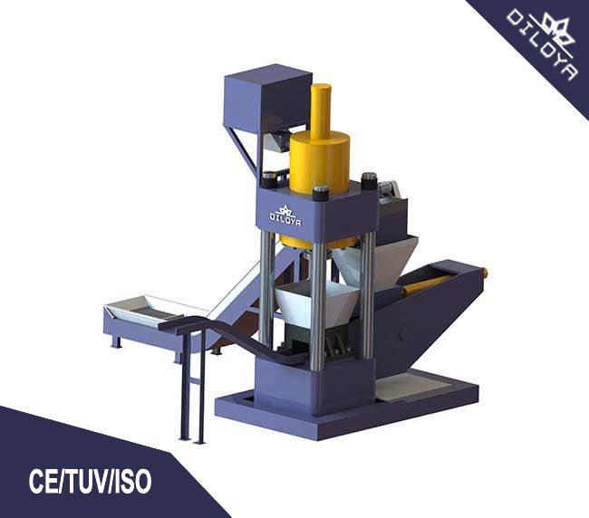 Automatic Vertical briquetting press for Copper millings