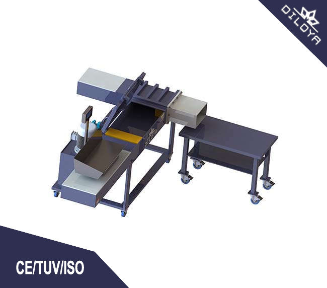 Baling press machine for cotton rags