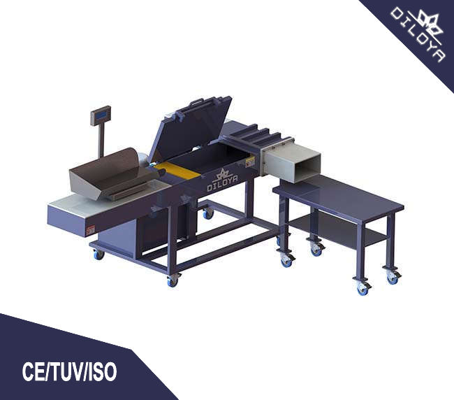 Scale Weighing Cleaning Rags Bagging Machine