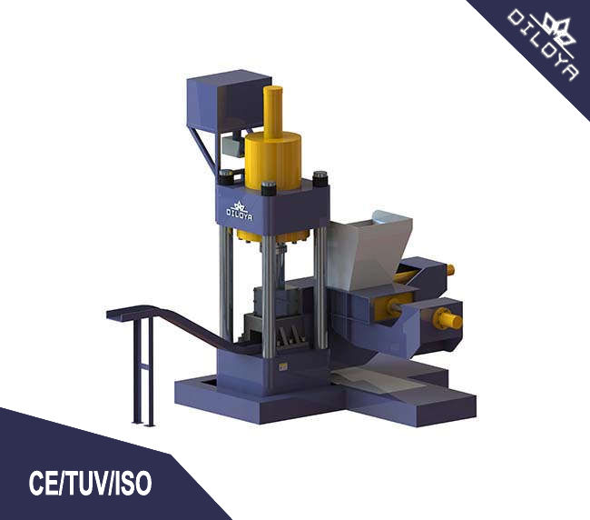 Automatic briqeutting press for Aluminum turnings