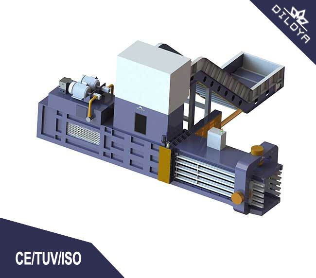 Sherded paper balier carton compacting machines